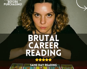 Brutal Career Tarot Reading: Honest Psychic Insights (PDF)