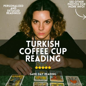 Lettura della tazza di caffè turco, cartomante, lettura divinatoria, lettura del caffè, lettura di un medium psichico, intuizioni sulla tazza di caffè, consigli di un medium
