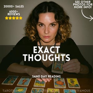 Psychic Love Tarot Reading: Exact Thoughts & Feelings (Same Day PDF) image 1