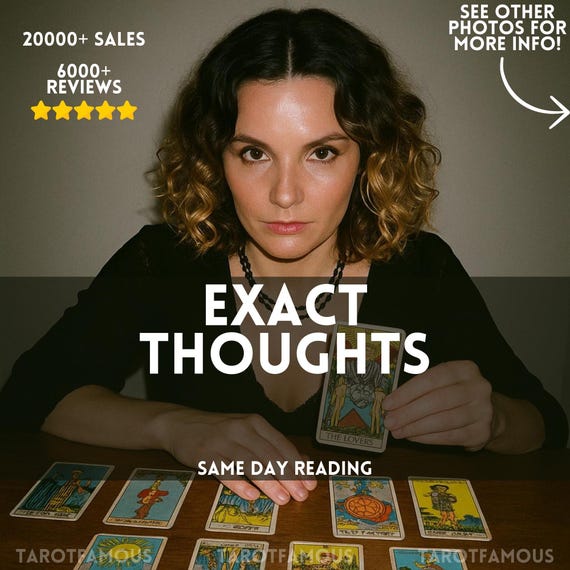 Psychic Love Tarot Reading: Exact Thoughts & Feelings (Same Day PDF)