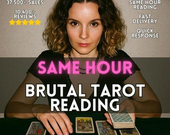 Tirage de tarot sans concession, interprétation crue et sans filtre, révélations honnêtes d'un médium, consultation sans faux-semblants, tirage dans l'heure.