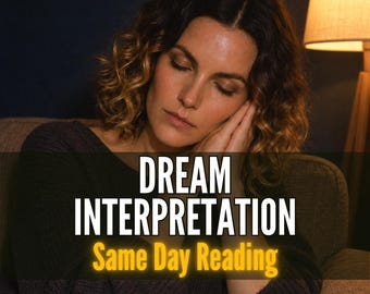 Dream Interpretation Reading, What Does My Dream Mean, Psychic Dream Analysis, Symbols & Hidden Messages, Same Day Dream Reading