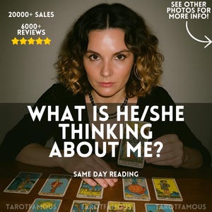 Psychic Tarot Reading: What Does He/She Think? (PDF)