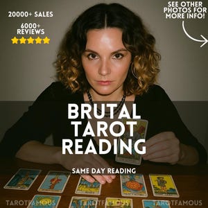 tarot reading, brutal tarot reading, telepathy reading, clairvoyant reading, blunt reading, no sugar coating, medium tarot insights