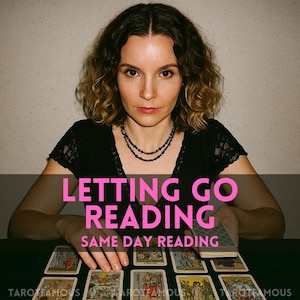 Loslassen, Psychische Tarot-Lesung, Verschlusslesung, Weitermachen, Toxische Bindungen lösen, Heile dein Herz, Durchtrennen von Schnüren, Lesen am selben Tag