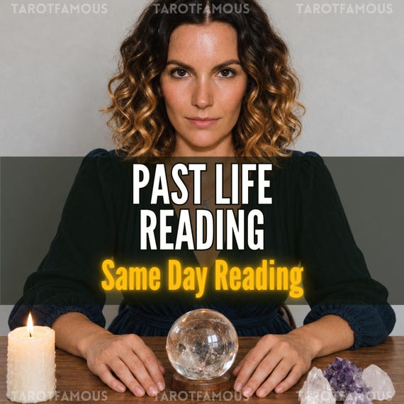 Past Life Reading, Who Was I In A Past Life, Past Life Regression Psychic Insight, Karmic Lessons & Soul History, Same Day Reading