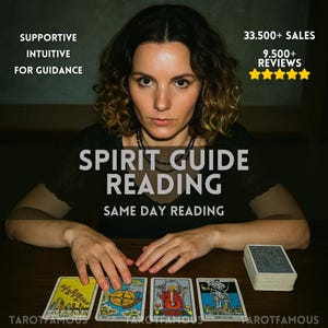 Spirit Guide Reading, Angel Message Reading, Psychic Tarot Reading, Intuitive Guidance, Divine Messages, Clarity Support, Same Day