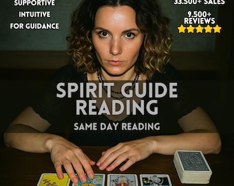 Spirit Guide Reading, Angel Message Reading, Psychic Tarot Reading, Intuitive Guidance, Divine Messages, Clarity Support, Same Day