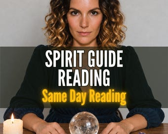Spirit Guide Reading, Angel Message & Divine Guidance Insight, Intuitive Divination For Clarity and Direction, Same Day Reading