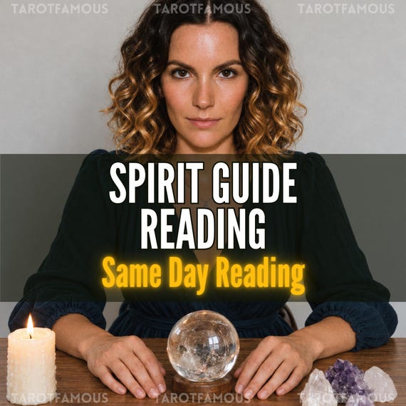 Spirit Guide Reading, Angel Message & Divine Guidance Insight, Intuitive Divination For Clarity and Direction, Same Day Reading