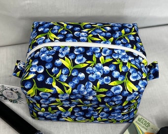 Blueberry Cosmetic Bag