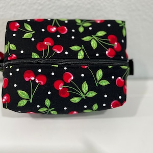 Cherry Cosmetic Bag