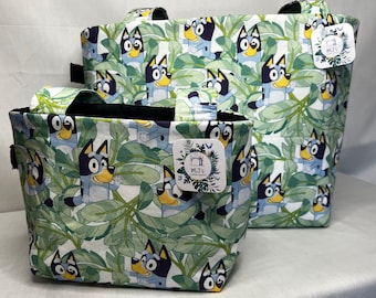 Bluey Large and Small Tote Bag Set