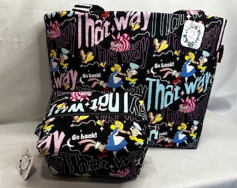 Alice Large Tote and Cosmetic Bag Set