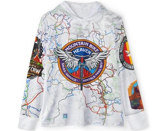 Camisa de ciclismo Sedona Mountain Biking com design inspirado na equipe Rise of the Gnarly.