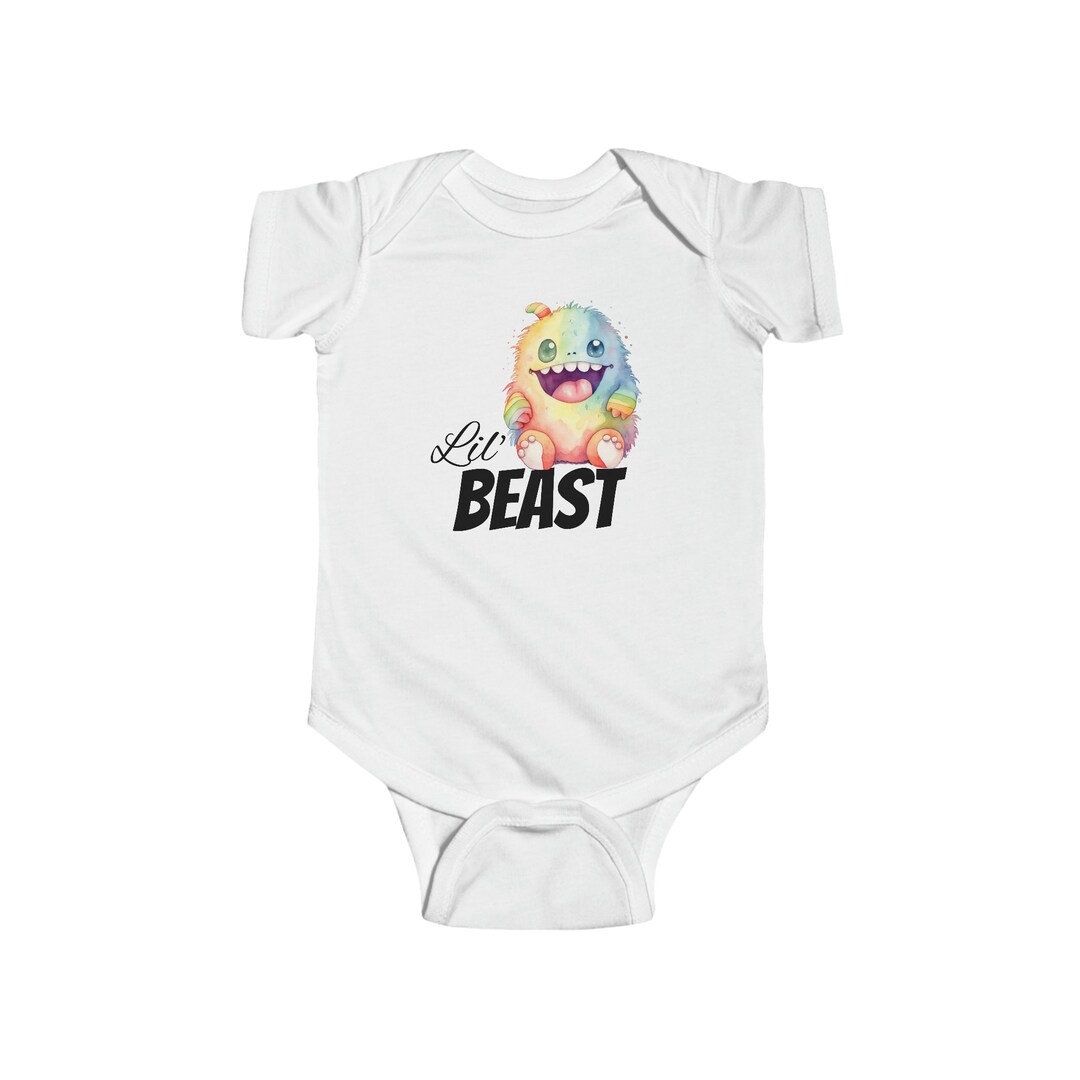 Lil Beast Infant Bodysuit Baby Clothing Toddler Diaper Etsy