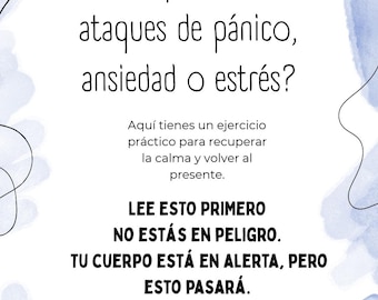 Técnica 5-4-3-2-1 para Recuperar la Calma. Guía Práctica PDF