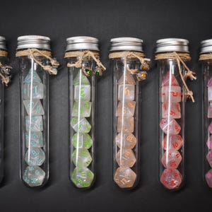 RPG Dice Set Potion | Light-Colored Polyhedral Dice Set