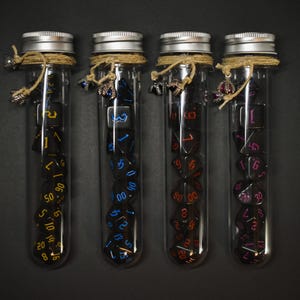 RPG Dice Set Potion | Dark-Colored Polyhedral Dice Set