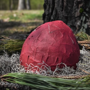 Hatchable Red Dragon Egg with Plush Dragon