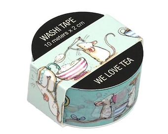 Two Bad Mice We Love Tea Washi Tape