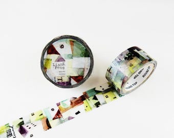 Artist Liang Feng Watercolor Prism World Washi Tape by Round Top