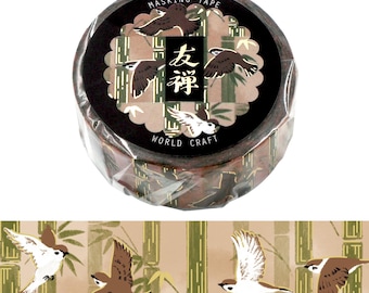 World Craft Sparrow and Bamboo- Collector Washi Tape
