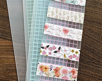 PVC Washi Tape Storage Cards