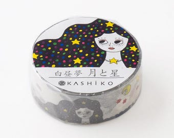 Kashiko Moon and StarsWashi Tape