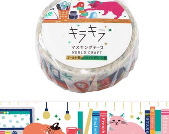 World Craft Desk Cats  - Collector Washi Tape
