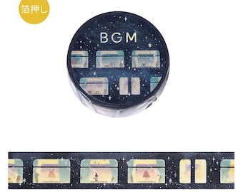 BGM Sleeper Train Among the Stars Washi Tape