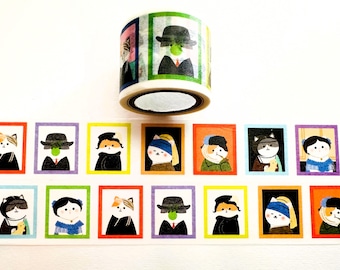 Cats in the Museum Washi Tape