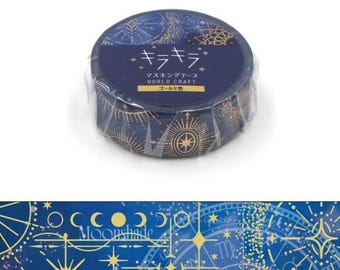 Sparkling Astrology Washi Tape - Japan Stationery