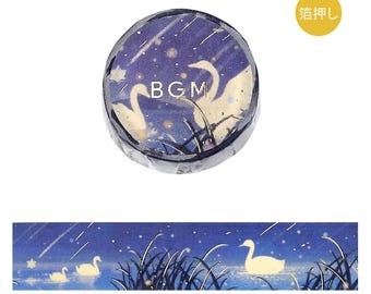 BGM The Night Swans Washi Tape