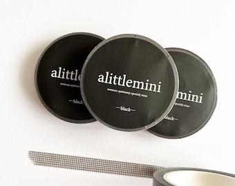 Mini Black and White Checkerboard Washi Tape by Alittlemini