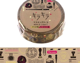 World Craft Retro Pen and Ink- Collector Washi Tape