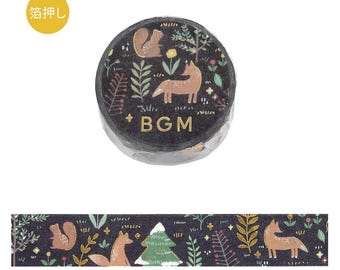 BGM Nordic Forest  Washi Tape