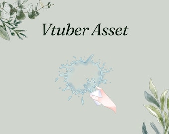 Vtuber Asset Splashing Water PNG Download Instant Transparent BG Download