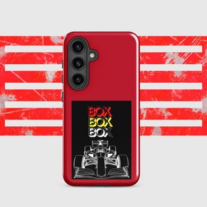 Formula 1 Tough Protective Phone Case, Samsung Galaxy 24 and Other Models, Galaxy Formula 1 Phone Cover, Galaxy F1 Case, F1 Merch, F1 Gift