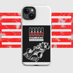 F1 iPhone 15 Protective Phone Case, Formula 1 Phone Case, F1 Phone Case, Formula One Case, iPhone 15 F1 Case, iPhone Formula 1 Case, F1 Gift