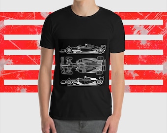 F1 Car T-Shirt, T-Shirt Formula One Race Car, F1 Tee, Formula 1 Shirt, F1 TShirt, Formula 1 TShirt, F1 Gifts for him, F1 Gifts, Formula One