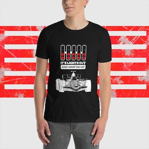 Lights out Formula One T-Shirt, T-Shirt F1, Formula 1 Shirt, T-Shirt Formula 1, F1 Tee, Formula 1 Tee, F1 Merch, F1 Gifts For Him