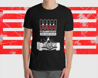 Lights out Formula One T-Shirt, T-Shirt F1, Formula 1 Shirt, T-Shirt Formula 1, F1 Tee, Formula 1 Tee, F1 Merch, F1 Gifts For Him