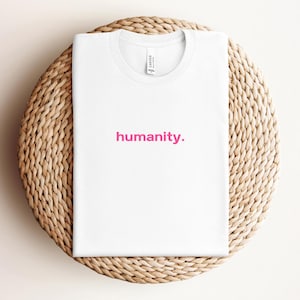 Iron-on patch &quot;humanity&quot; in various colors, iron-on patch with saying, shirt, patch, neon iron-on patch, plot, DIY fashion, iron-on patch