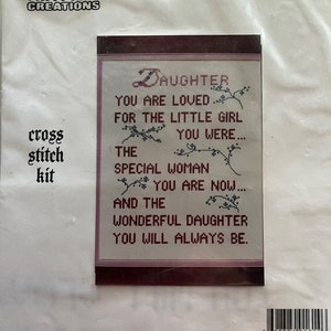 Stamped Cross Stitch Kit 16730 Today Is a Gift Dimensions 5x7 From 2011 for  sale online