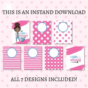PRINTABLE BINDER COVERS Print at Home Cover for Binder Nursing Students ...