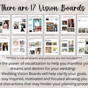 BLACK BRIDE PLANNERS Wedding Planner for African American Woman Hyperlinked Digital Planner Bride Affirmations Goodnotes Wedding Planner image 4
