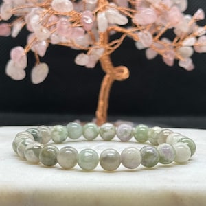 Harmony Jasper Healing Crystal Bracelet - Gemstone Beaded Bracelet - Chakra Bracelet - Handmade Jewelry - Gifts for Her