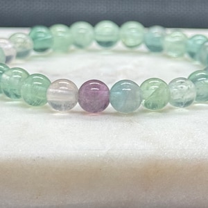 Fluorite Crystal Bracelet: Handmade Healing Jewelry