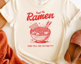 Funny Ramen Noodle T-Shirt: Unisex Ramen Lover Gift